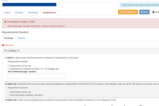 Average Fenestration U Factor Exceeds Maximum Rescheck Error