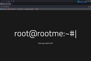 TryHackMe: ROOTME Walkthrough