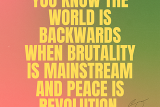 Want Social Justice? Start With Yourself