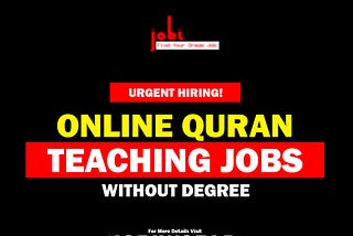 Online Quran Teaching Jobs