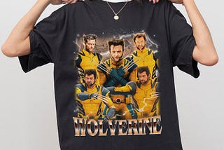 Free X-Men Wolverine Bootleg Shirt | Vintage Wolverine Deadpool Shirt | Deadpool 3 Shirt | Hugh Jackman | Super Heroes Shirt | X-Men Comic Book