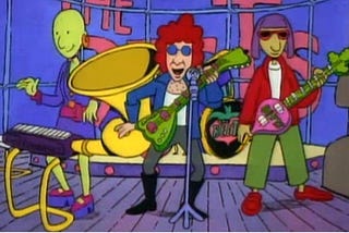 Cartoon Band of the series “Doug”