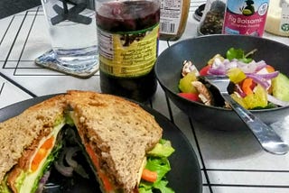 Glamour shot of a sandwitch