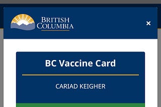 What is in your BC Vaccine Passport?