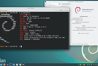 How to install Debian 12 bookworm inside other host system in Virtualbox in 20 minutes.