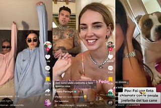 di 30enni alle prese con TikTok