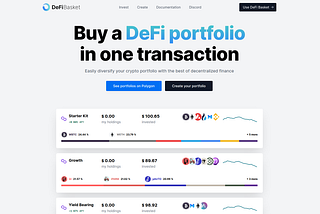 Introducing DeFi Basket