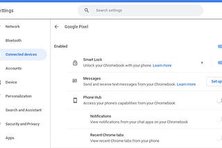 Connect a phone to your Chromebook