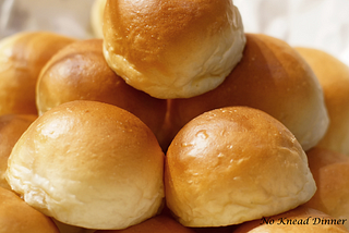 No Knead Dinner Rolls