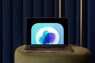 MacGPT logo on a MacBook