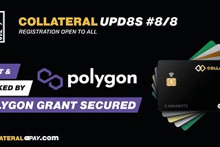 COLLATERAL PAY DEBIT CARD REGISTRATION OPEN TO ALL | BACKED BY THE POLYGON NETWORK!