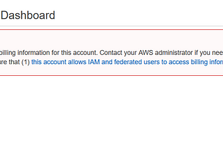 No Access To AWS Billing Console as IAM Users: Solution