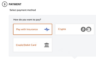 Tap to pay with insurance