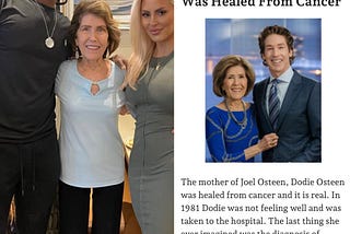 Dodie Osteen Prayed Over my Uncle… He’s Now Cancer-Free