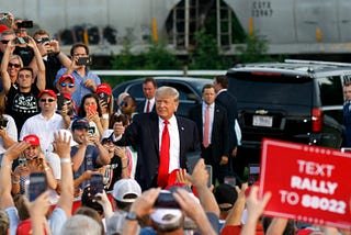 Trump at Rally in Ohio (Credit: NBC News)