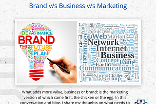 Brand v/s Business v/s Marketing