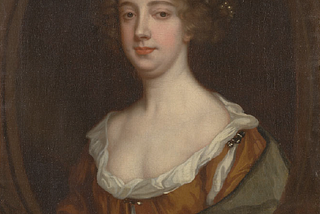 Oil painting of Aphra Behn, attributed to Sir Peter Lely