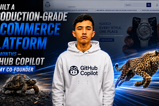 I Built a Production-Grade E-Commerce Platform in 3 Months — GitHub Copilot Was My Co-Founder