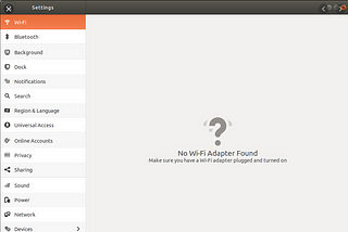 Fix ‘No WiFi Adapter Found’ Ubuntu 20.04