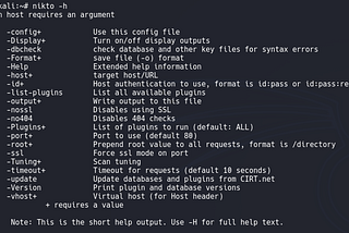 Nikto tool for beginners for web penetration testing