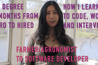 From Farmer/Agronomist to Developer: My 4.5