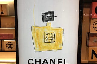 Chanel celebrated Mother’s Day with children’s drawings of its №5 fragrance