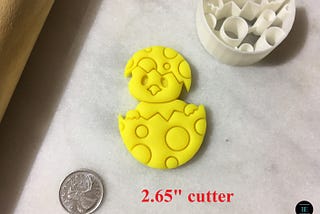 Clay cutter/ cookie cutter / Easter Egg 2.6"