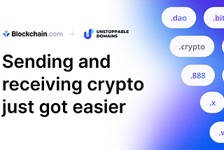 Sending and receiving crypto just got easier