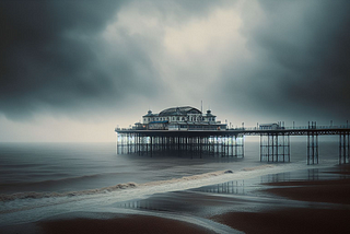 The road from Eastbourne pier