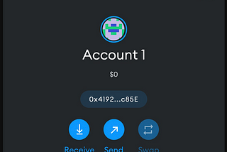 Metamask Mobile App Wallet Interface