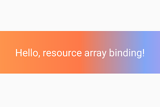 How to access a list of resources via data binding