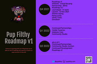 Pup Filthy Roadmap v1