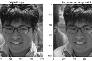 Singular Value Decomposition applied to Images + Streamlit App