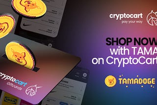 CryptoCart X Tamadoge Partnership Announcement