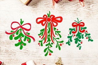 Christmas Mistletoe svg, Mistletoe Bundle svg, Mistletoe svg, Mistletoe cut file, Christmas svg cut file, Cricut, Silhouette, Winter Svg