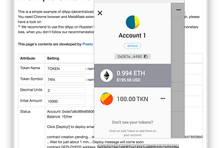 스마트 컨트랙트 자동생성 dApp의 구현