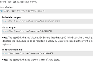 Bad API design — studying confusing AppsFlyer Server-to-server API