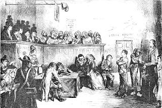 A Parody of the British Trial of Charles Darnay