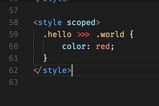 Scoped styles with v-html