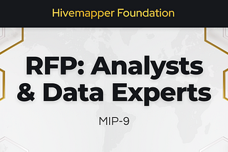 Request for Proposals — Analysts & Data Experts (MIP-9)