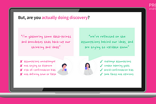 Are you actually doing product discovery?