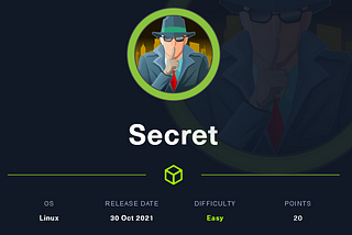 Secret — HackTheBox Write-up