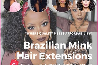 Top Quality Brazilian Mink Hair Extensions for Sale