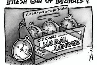 Disposable Moral Compasses