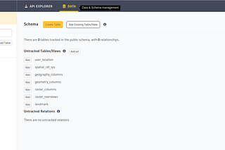 GraphQL and geolocation on Postgres (PostGIS using Hasura)