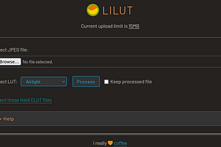 Lilut: add CLUTter to your photos