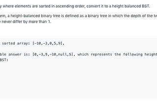 Build BST from sorted Array