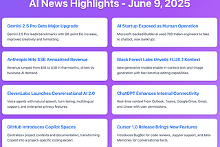 Gemini 2.5 Pro got even better — Weekly AI Newsletter (June 9th 2025)