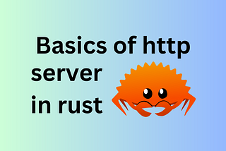 Create an HTTP server in rust
