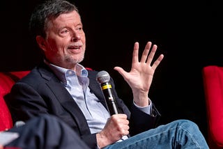 A photo of documentary film producer Ken Burns.